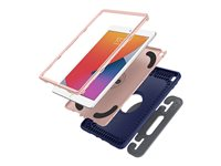 OtterBox EasyGrab - ProPack Packaging - skyddsfodral för surfplatta - robust - stativ för EasyGrab-hölje med multifunktion - rymdforskarlila - för Apple 10.2-inch iPad (7:e generation, 8:e generation, 9:e generation) 77-83272