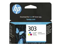 HP 303 - 4 ml - färg (cyan, magenta, gul) - original - bläckpatron - för ENVY Photo 62XX, Photo 71XX, Photo 78XX; ENVY Inspire 72XX, 79XX T6N01AE#UUS