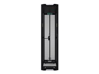 HPE 600mm x 1200mm G2 Enterprise Shock Rack - Rack - svart med silverdetaljer - 48U - 19" P9K52A