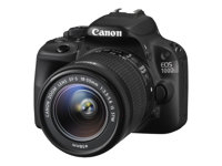 Canon EOS 100D - Digitalkamera - SLR - 18.0 MP - APS-C - 1 080 p - 3x optisk zoom EF-S 18-55 mm III och EF 75-300 mm linser 8576B098