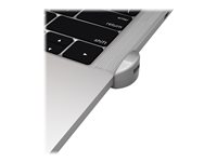 Compulocks Ledge Lock Adapter for MacBook Pro with Touch Bar 13" & 15" and Keyed Cable Lock - Adapter för säkerhetslåsurtag - silver - för Apple MacBook Pro with Touch Bar 13.3" 4x Thunderbolt 3 (Late 2016, Mid 2017, Mid 2018, Mid 2019, Early 2020); MacBook Pro with Touch Bar 15.4" (Late 2016, Mid 2017, Mid 2018, Mid 2019) MBPRLDGTB01