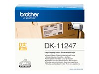 Brother DK-11247 - Svart på vitt - 103 x 164 mm 180 etikett (er) (1 rulle/rullar x 180 etiketter - för P/N: US#QL-1060N DK11247