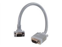 C2G Premium SXGA 90° Down Angled - VGA-kabel - HD-15 (VGA) (hane) till HD-15 (VGA) (hane) - 2 m - 90° anslutning 81064