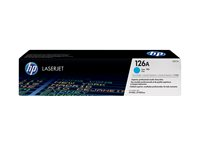 HP 126A - Cyan - original - LaserJet - tonerkassett (CE311A) - för Color LaserJet Pro CP1025; LaserJet Pro MFP M175; TopShot LaserJet Pro M275 CE311A