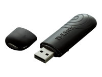 D-Link RangeBooster N DWA-140 - Nätverksadapter - USB 2.0 - 802.11b/g, 802.11n (draft) DWA-140