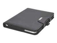 Kensington KeyFolio Pro - Tangentbord och foliefodral - Bluetooth - hela norden - svart - för Samsung Galaxy Tab 3 (10.1 tum) K97156PN