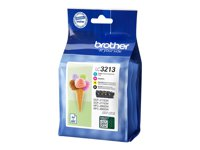 Brother LC3213 Value Pack - 4-pack - svart, gul, cyan, magenta - original - bläckpatron - för Brother DCP-J772DW, DCP-J774DW, MFC-J890DN, MFC-J890DW, MFC-J890DWN, MFC-J895DW LC3213VAL
