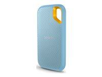 SanDisk Extreme Portable V2 - SSD - krypterat - 4 TB - extern (portabel) - USB 3.2 Gen 2 (USB-C kontakt) - 256 bitars AES - himmelsblå SDSSDE61-4T00-G25B