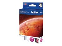 Brother LC1100HYM - Lång livslängd - magenta - original - bläckpatron - för Brother DCP-6690CW, MFC-5890CN, MFC-5895CW, MFC-6490CW, MFC-6890CDW; Justio MFC-5890CN LC1100HYM