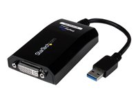 StarTech.com USB 3.0 till DVI/VGA adapter - 2048x1152 - USB/DVI-adapter - USB typ A (hane) till DVI-I (hona) - USB 3.0 - 15.2 cm - 2048 x 1152 stöd - svart - för P/N: DVIDDMM10, DVIDDMM6, DVIDSMM10, DVIMM6, DVISPL1DD, HDDVIMM3, HDMIDVIMM10, HDMIDVIMM6 USB32DVIPRO
