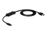 StarTech.com USB C to eSATA Cable - 3 ft / 1m - 5Gbp - For HDD / SSD / ODD - External Hard Drive Adapter - USB 3.0 to eSATA Converter (USB3C2ESAT3) - Kontrollerkort - SATA 6Gb/s - USB 3.0 - svart USB3C2ESAT3