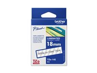 Brother TZe-145 - Standardlim - vit på transparent - Rulle (1,8 cm x 8 m) 1 kassett(er) bandlaminat - för Brother PT-D600; P-Touch PT-750, D450, D800, E550, P750, P900, P950; P-Touch EDGE PT-P750 TZE145