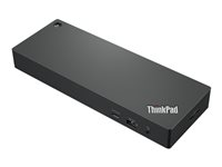 Lenovo ThinkPad Universal Thunderbolt 4 Dock - Dockningsstation - Thunderbolt 4 - HDMI, 2 x DP - 1GbE - 135 Watt - Campus - Europa - för ThinkPad E14 Gen 4; L13 Yoga Gen 3; T14s Gen 3; X1 Nano Gen 2; X13 Yoga Gen 3 40B00135EU
