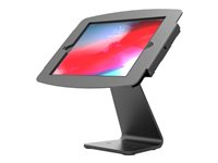 Compulocks iPad Mini 8.3" Space Enclosure Rotating Counter Stand - Monteringssats (fot för stativ, hölje) - för surfplatta - roterande inhägnad - låsbar - höggradig aluminium - svart - skärmstorlek: 8.3" - monteringsgränssnitt: 100 x 100 mm - bänkskiva - för Apple iPad mini (6:e generation) 303B830IPMSB