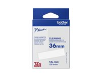 Brother TZe-CL6 - Rulle (3,56 cm x 8 m) 1 kassett(er) rengöringstejp - för P-Touch PT-3600, 9200, 9400, 9500, 9600, 9800, D800, P900, P950; P-Touch Cube Pro PT-P910 TZECL6
