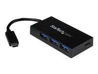 StarTech.com USB-C-hubb med 4 portar - USB-C till 1x USB-C och 3x USB-A - USB 3.0-hubb - Hubb - 4 x SuperSpeed USB 3.0 - skrivbordsmodell - för P/N: CFASTRWU3C, SDMSDRWU3AC, TB3DK2DPPD, TB3DK2DPPDUE, TB3DKDPMAW, TB3DKDPMAWUE HB30C3A1CFB
