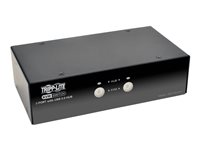 Eaton Tripp Lite series 2-Port DisplayPort KVM Switch w/Audio, Cables and USB 3.0 SuperSpeed Hub - Omkopplare för tangentbord/video/mus/ljud/USB - 2 x KVM/ljud/USB - 1 lokal användare - skrivbordsmodell B004-DPUA2-K