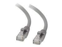 C2G Cat5e Booted Unshielded (UTP) Network Patch Cable - Patch-kabel - RJ-45 (hane) till RJ-45 (hane) - 1 m - UTP - CAT 5e - formpressad, hakfri, tvinnad - grå 83141