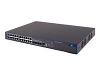 HPE 5500-24G EI Switch - Switch - L4 - Administrerad - 24 x 10/100/1000 + 4 x kombinations-SFP - rackmonterbar JD377A#ABB