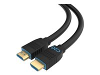 C2G 25ft (7.6m) C2G Performance Series Ultra Flexible High Speed HDMI Cable - 4K 60Hz In-Wall, CMG (FT4) Rated - Hög hastighet - HDMI-kabel med Ethernet - HDMI hane till HDMI hane - 7.6 m - svart - dubbelriktad, 4K60Hz stöd C2G10402