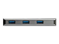 StarTech.com USB C-hubb med 3 portar på 10 Gbps och SD-kortläsare - 3x USB-A och 1x SD-kortplats - Portabel USB 3.1/3.2 Gen. 2 Type C-adapterhubb - Hubb för bärbar dator - Strömsättning via USB - Kompatibel med Thunderbolt 3 - Hubb - 1 x USB-C + 3 x USB 3.1 - skrivbordsmodell - för P/N: PEXUSB321C HB31C3ASDMB