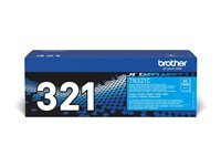 Brother TN321C - Cyan - original - tonerkassett - för Brother DCP-L8400CDN, DCP-L8450CDW, MFC-L8650CDW, MFC-L8850CDW TN321C