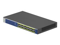 NETGEAR GS524PP - Switch - ohanterad - 24 x 10/100/1000 (PoE+) - skrivbordsmodell, rackmonterbar - PoE+ (300 W) - Växelström 100 - 230 V GS524PP-100EUS