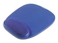 Kensington Gel Mouse Rest - Mustablett med handledskudde - blå 64273