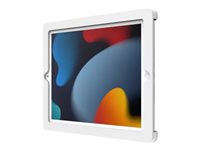 Compulocks iPad 10.2" Axis Enclosure - Hölje - låg profil - för surfplatta - vit - väggmonterbar, monterbar på ytor - för Apple 10.2-inch iPad (7:e generation, 8:e generation, 9:e generation) 102AXSW