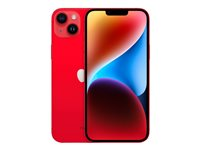 Apple iPhone 14 Plus - (PRODUCT) RED - 5G smartphone - dual-SIM / Internminne 256 GB - OLED-skärm - 6.7" - 2778 x 1284 pixlar - 2 bakre kameror 12 MP, 12 MP - front camera 12 MP - röd MQ573QN/A