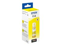 Epson 114 - 70 ml - gul - original - påfyllnadsbläck - för EcoTank ET-8500, ET-8550 C13T07B440