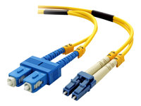 Belkin - Nätverkskabel - LC/PC enkelläge (hane) till SC/PC enkelläge (hane) - 1 m - fiberoptisk F2F802L7-01M