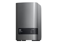 WD My Book Duo WDBLWE0040JCH - Hårddiskarray - 4 TB - 2 fack 2 TB x 2 - USB 3.0 (extern) WDBLWE0040JCH-EESN
