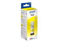 Epson 103 - 65 ml - gul - original - påfyllnadsbläck - för Epson L1210, L3210, L3211, L3250, L3251, L3256, L3260, L3266, L5296; EcoTank L11050, L1250 C13T00S44A
