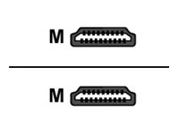 Crestron CBL-HD-THIN-HS-6 - HDMI-kabel - HDMI hane till HDMI hane - 1.83 m - för Mercury CCS-UC-1 CBL-HD-THIN-HS-6