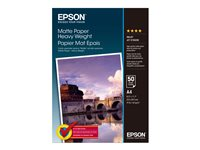 Epson - Matt - A4 (210 x 297 mm) - 167 g/m² - 50 ark papper - för EcoTank ET-2850, 2851, 2856, 4850, L6460; SureColor SC-P700, P900; WorkForce Pro WF-C5790 C13S041256