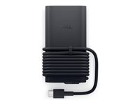Dell - USB-C strömadapter - med strömsladd - AC - 100 Watt - Danmark - för Dell 16 DC16256; Pro 14; Pro Max 14, 14 MC14250, 14 MC14255, 16, 16 MC16250, 16 MC16255 DELL-0GRXN