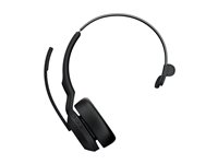 Jabra Evolve2 55 UC Mono - Headset - på örat - Bluetooth - trådlös - aktiv brusradering - USB-A - svart - Zoomcertifierad, Certifierad för Microsoft-teams, Cisco Webex Certified, Optimerad för UC, Alcatel-Lucent-certifierad, Avaya-certifierad, Unify-certifierad, MFi-certifierad, Google Meet-certifierad, Amazon Chime-certifierad, Google Fast Pair-certifierad 25599-889-999